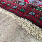 150 x 86 cm | Afghan Herati Baluch Rug (Old 1980) - Khorasan Rugs