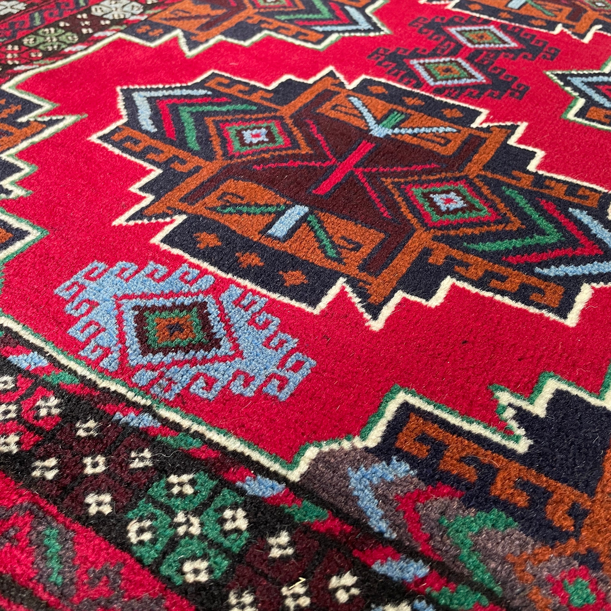 150 x 86 cm | Afghan Herati Baluch Rug (Old 1980)