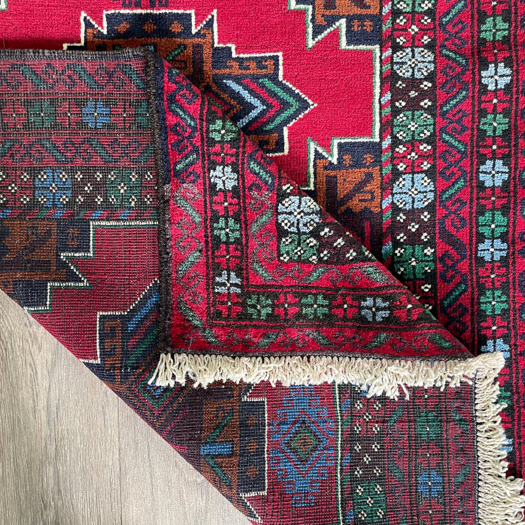 150 x 86 cm | Afghan Herati Baluch Rug (Old 1980)
