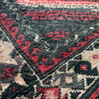Antique Afghan Baluch Rug c. 1920