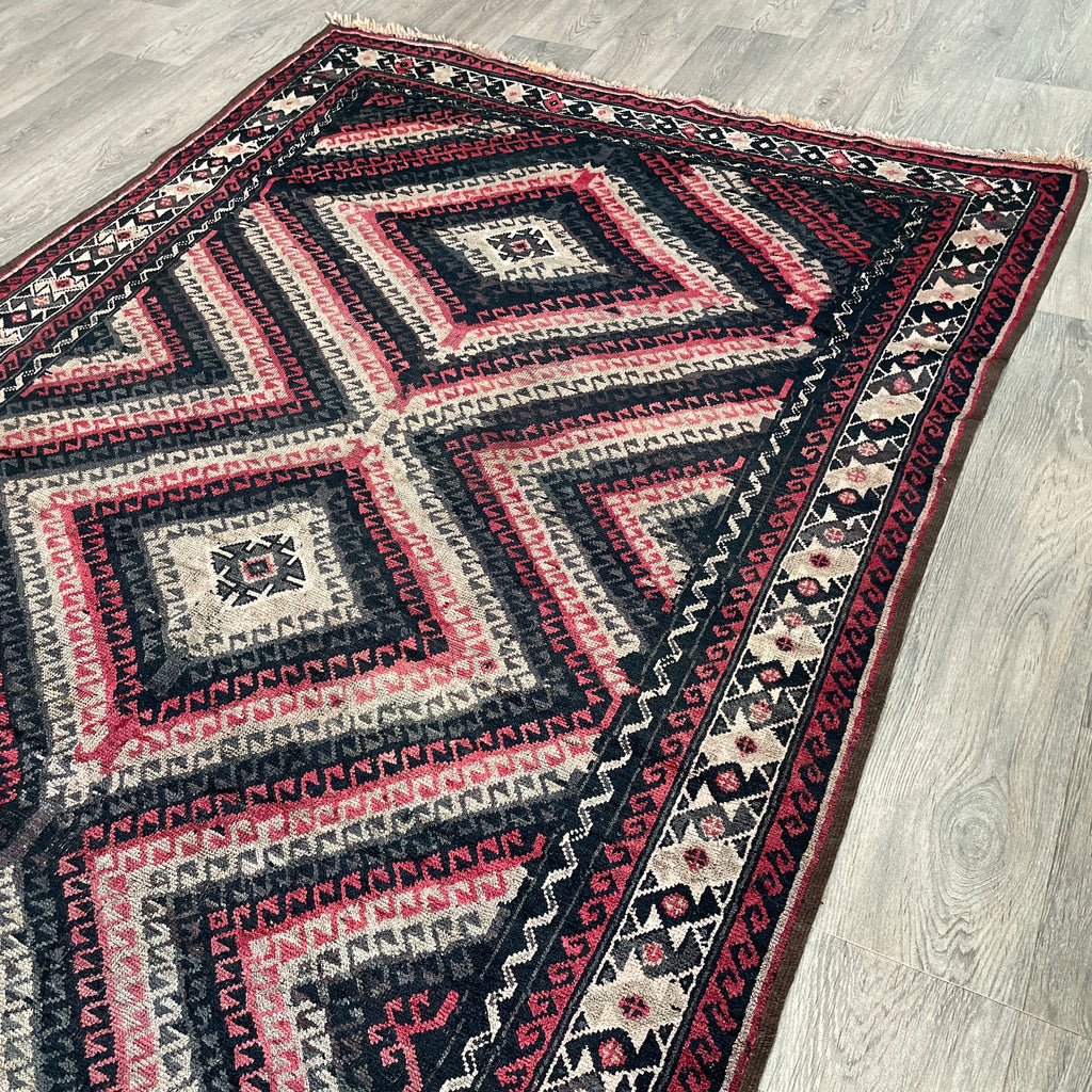 Antique Afghan Baluch Rug c. 1920