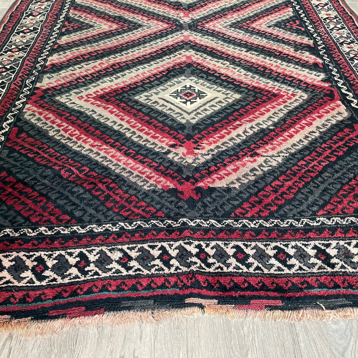 Antique Afghan Baluch Rug c. 1920
