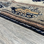 Vintage Afghan War Rug c. 1980