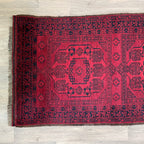 414 x 97 cm | Afghan Ersari Runner (Old 1970) - Khorasan Rugs