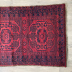 414 x 97 cm | Afghan Ersari Runner (Old 1970) - Khorasan Rugs