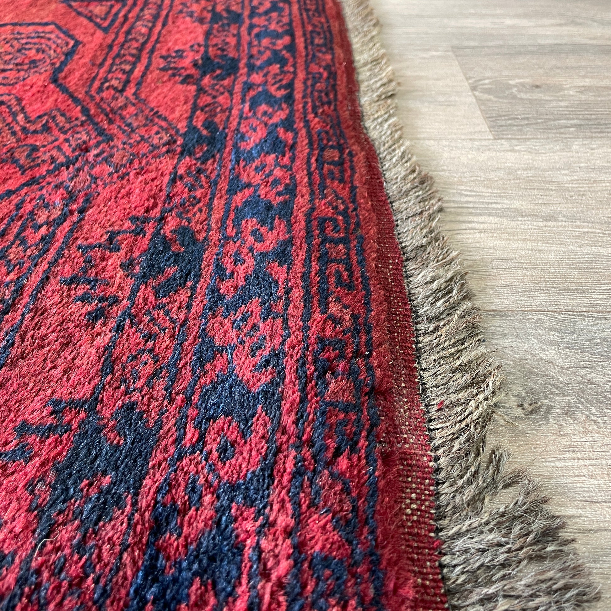 414 x 97 cm | Afghan Ersari Runner (Old 1970)