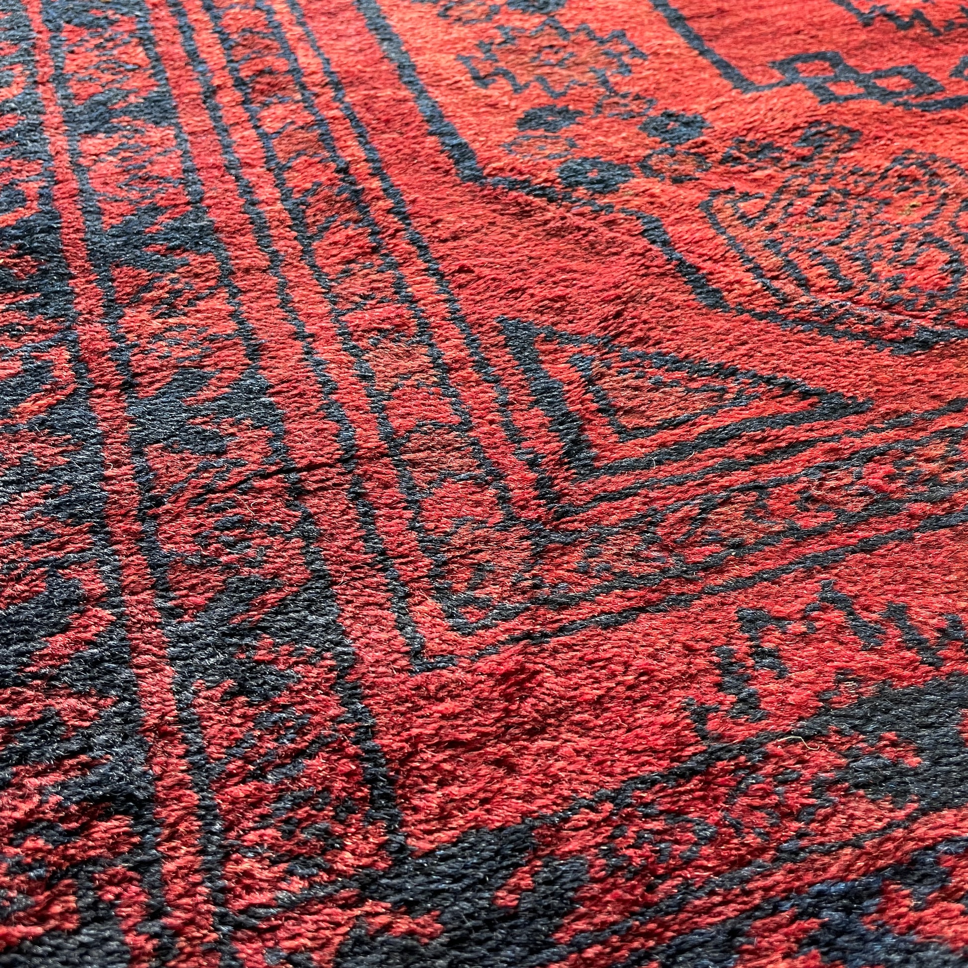 414 x 97 cm | Afghan Ersari Runner (Old 1970)