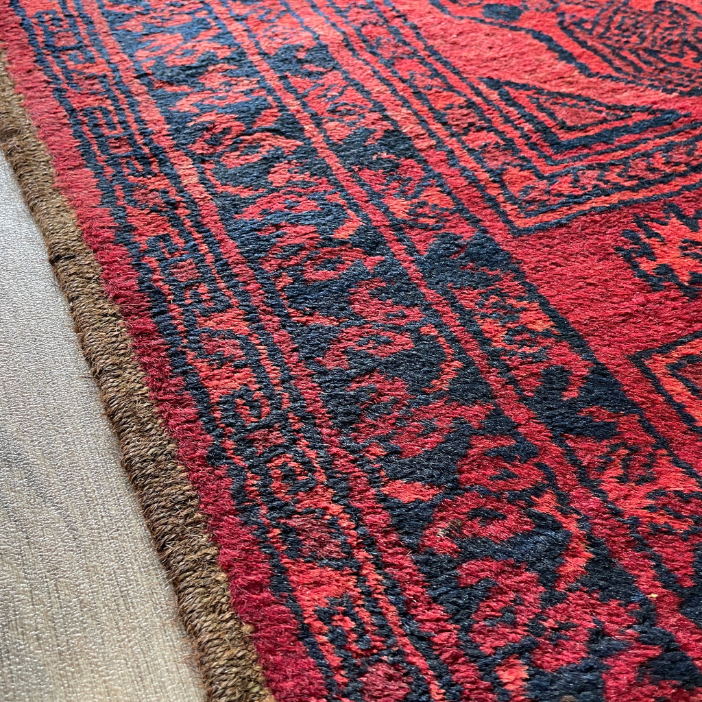 414 x 97 cm | Afghan Ersari Runner (Old 1970)