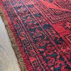 414 x 97 cm | Afghan Ersari Runner (Old 1970) - Khorasan Rugs