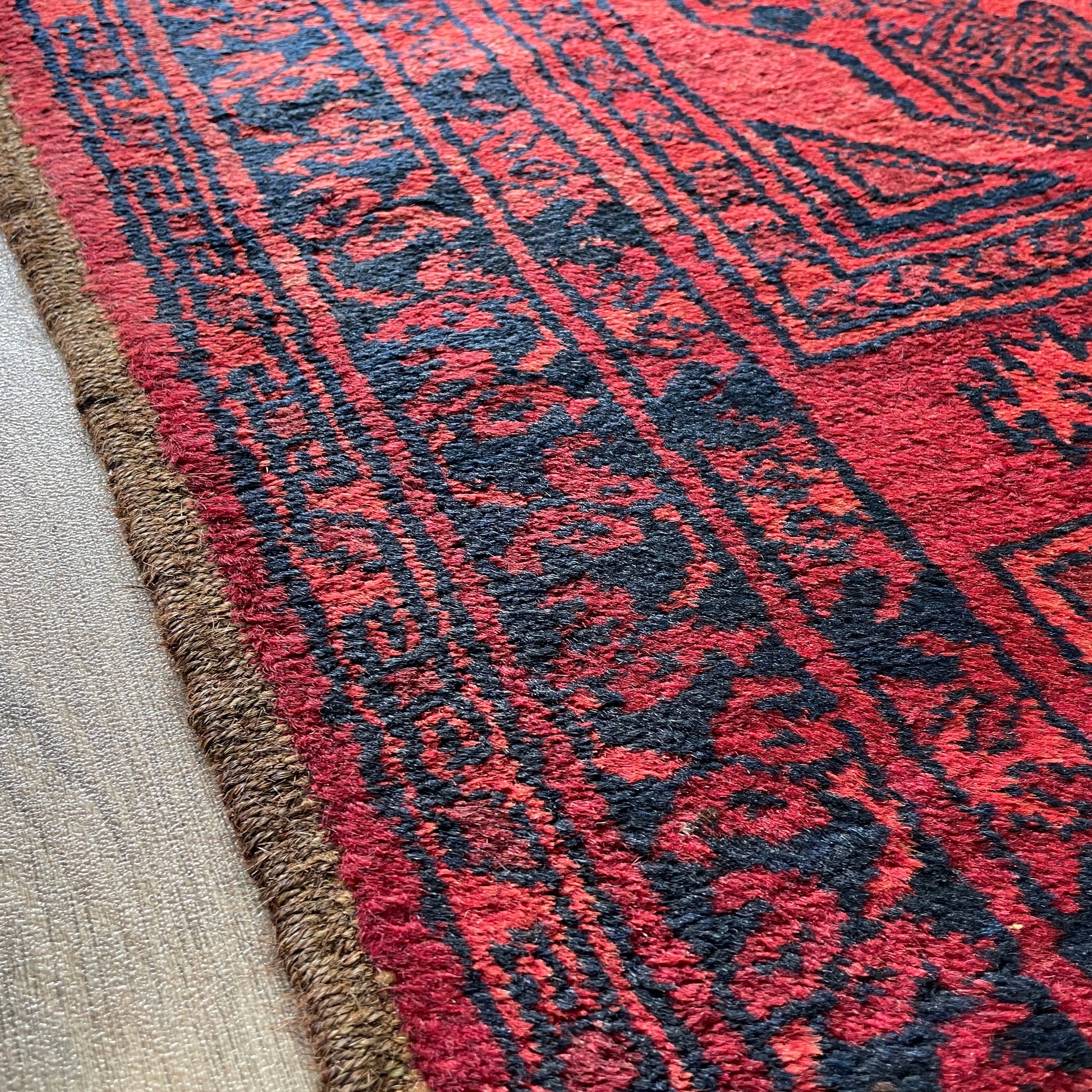 414 x 97 cm | Afghan Ersari Runner (Old 1970)
