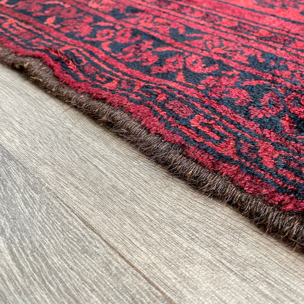 414 x 97 cm | Afghan Ersari Runner (Old 1970)