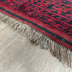 414 x 97 cm | Afghan Ersari Runner (Old 1970) - Khorasan Rugs