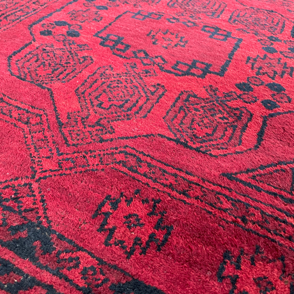 414 x 97 cm | Afghan Ersari Runner (Old 1970)