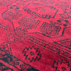 414 x 97 cm | Afghan Ersari Runner (Old 1970) - Khorasan Rugs