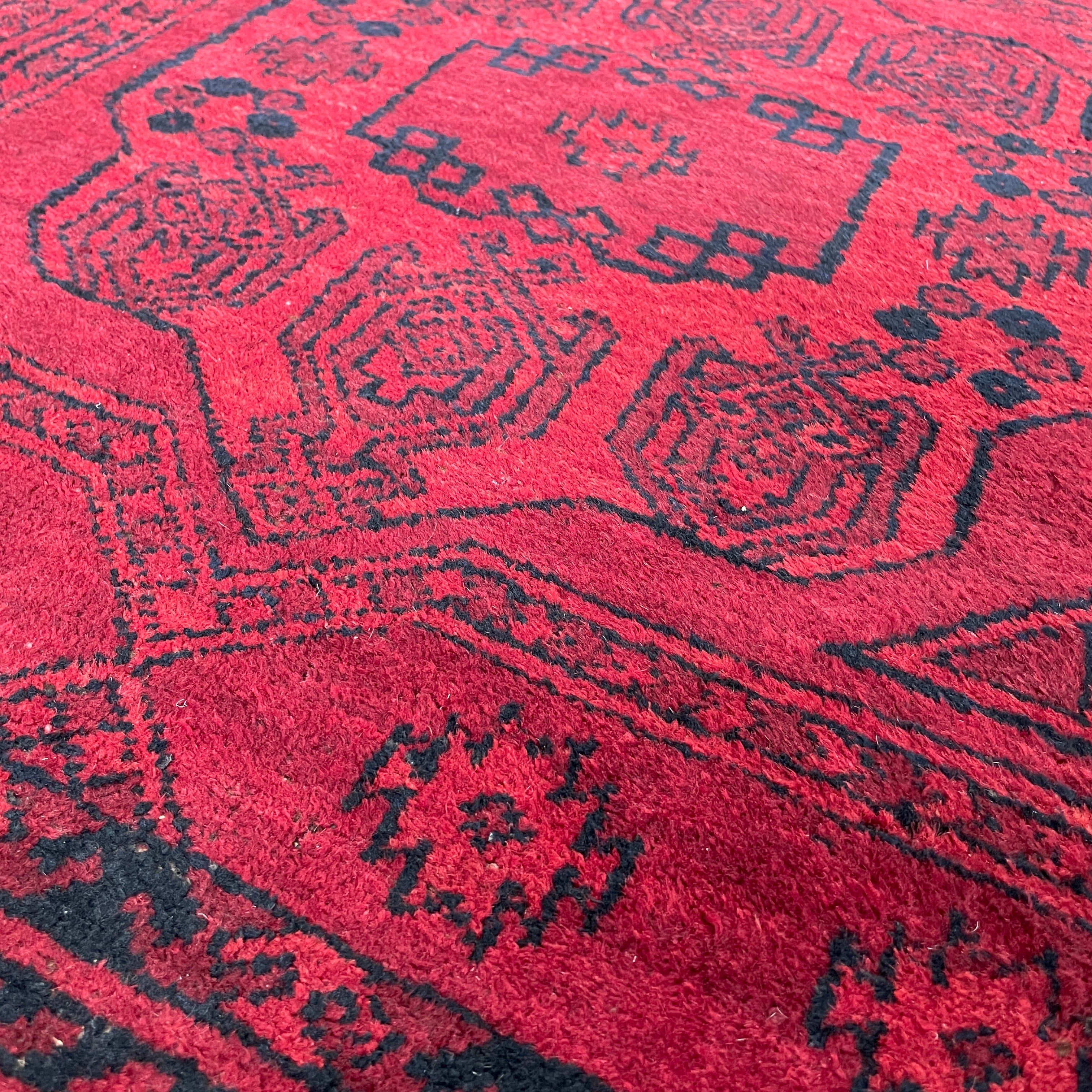 414 x 97 cm | Afghan Ersari Runner (Old 1970) - Khorasan Rugs