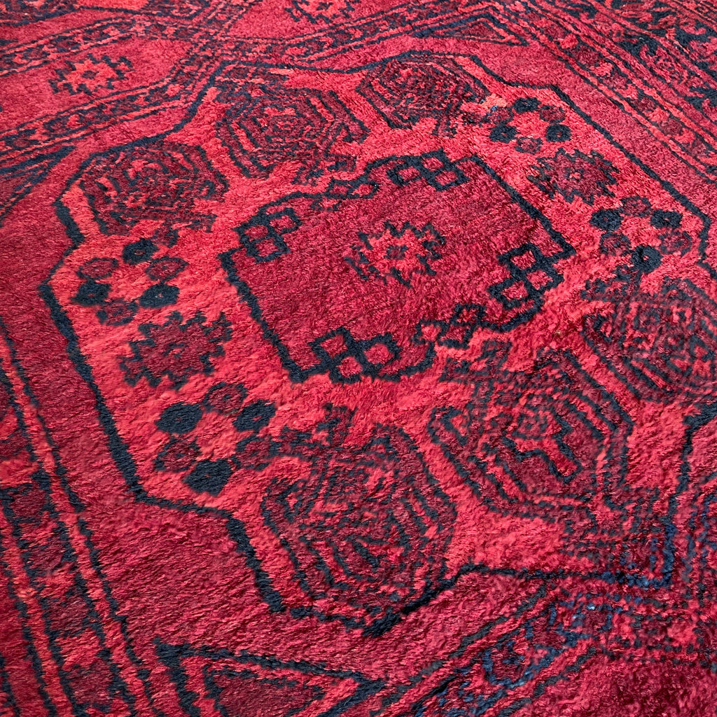 414 x 97 cm | Afghan Ersari Runner (Old 1970)