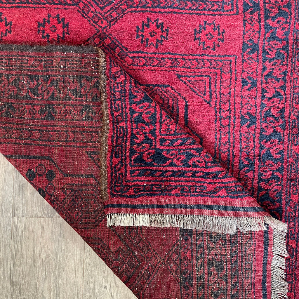 414 x 97 cm | Afghan Ersari Runner (Old 1970)
