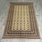 Vintage Afghan Zahir Shah Rug c. 1970