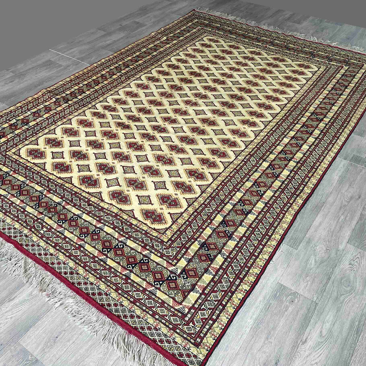 Vintage Afghan Zahir Shah Rug c. 1970