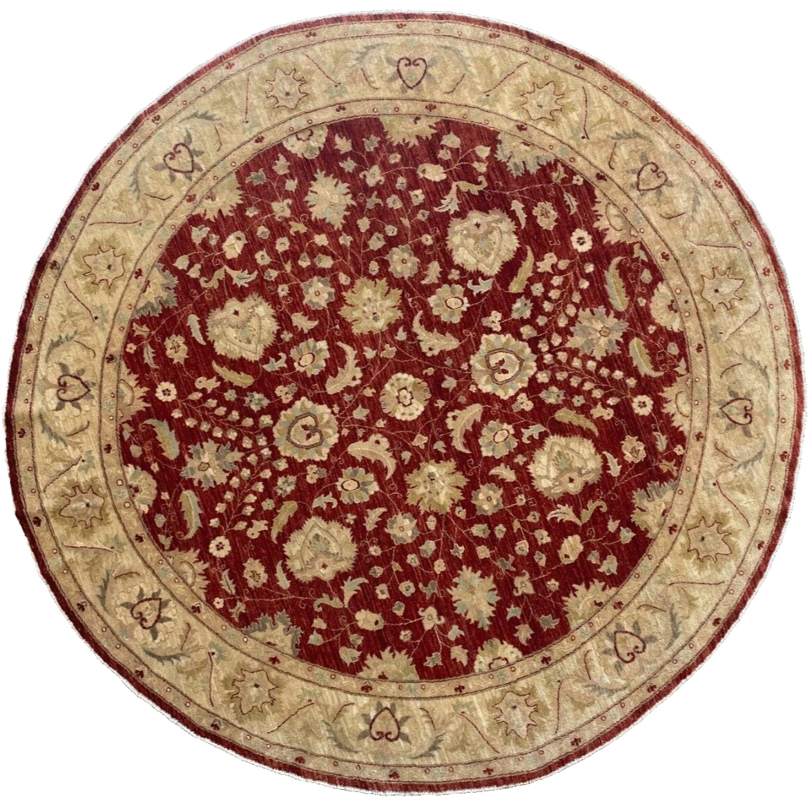 Afghan Ziegler Round Rug