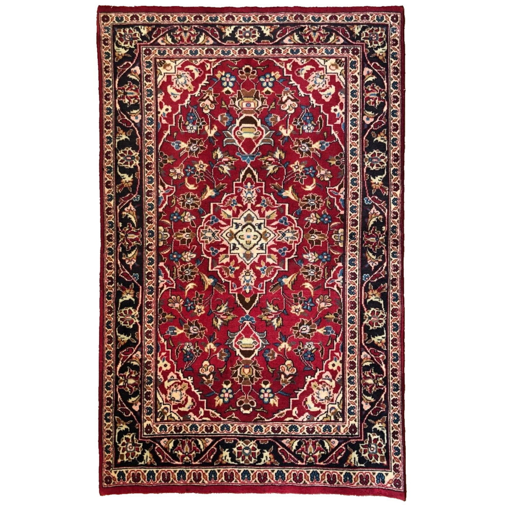 Old Persian Kashan Rug c. 1980