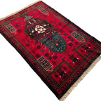 Afghan Herati Baluch Rug (Old 1980)