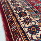 303 x 216 cm | Afghan Super Kazak Rug - Khorasan Rugs