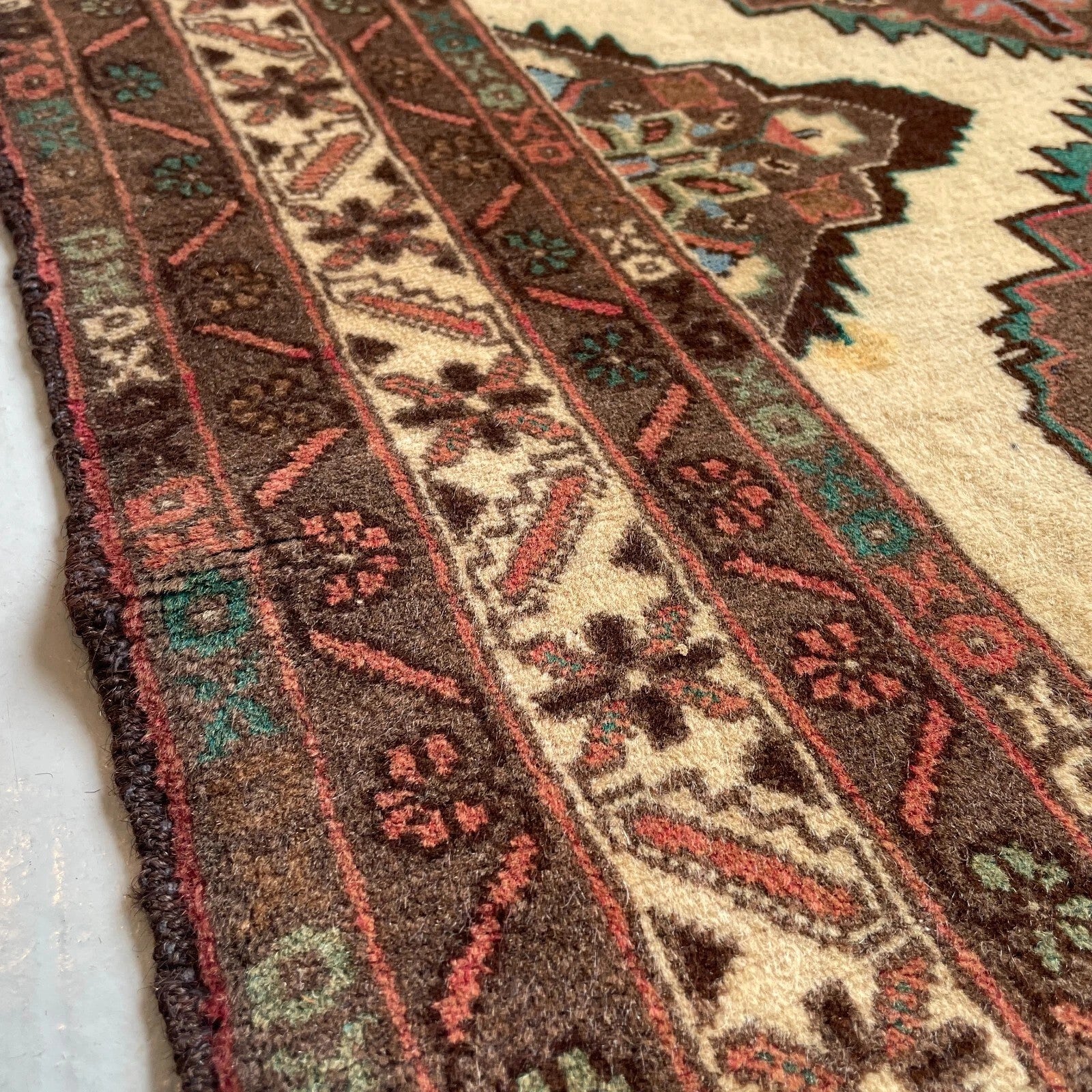 Afghan Herati Baluch Rug (Old 1980)