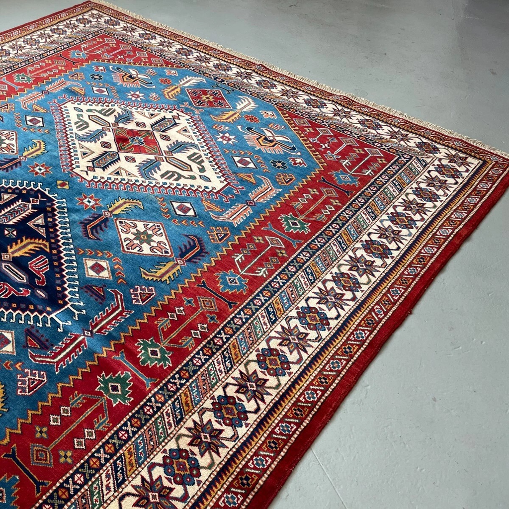 303 x 216 cm | Afghan Super Kazak Rug