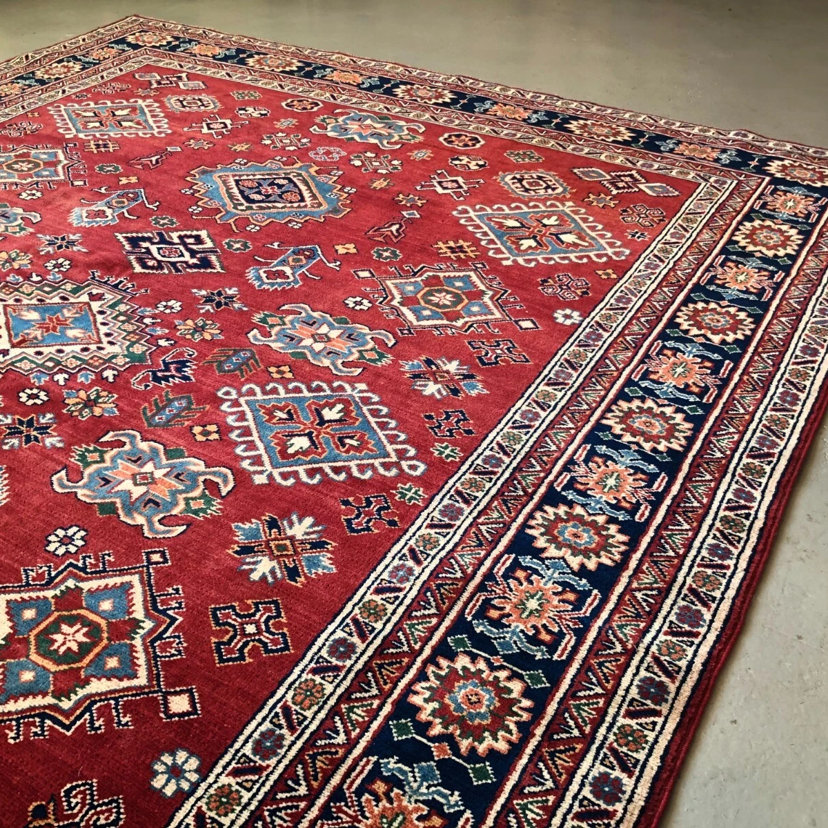 Afghan Super Kazak Rug