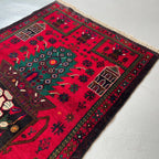 Afghan Herati Baluch Rug (Old 1980)