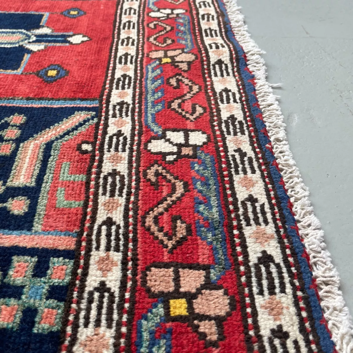 Old Persian Hamadan Rug c. 1970