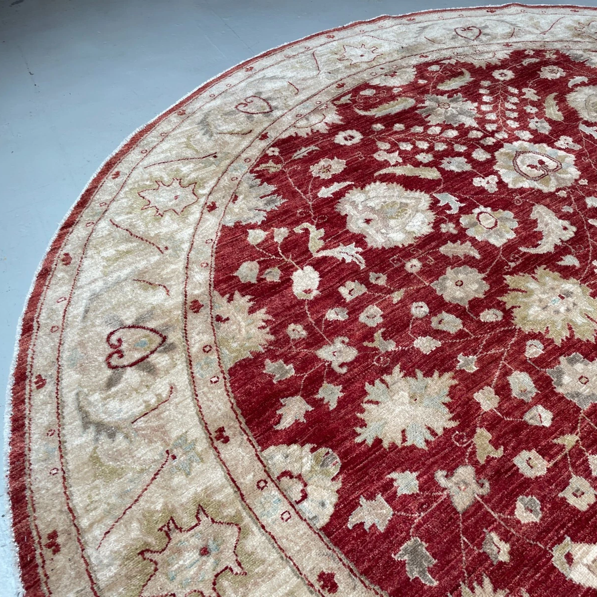 Afghan Ziegler Round Rug