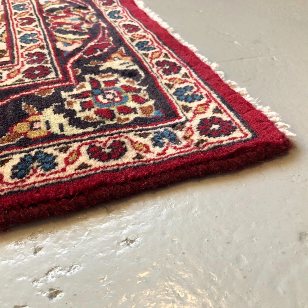 Old Persian Kashan Rug c. 1980