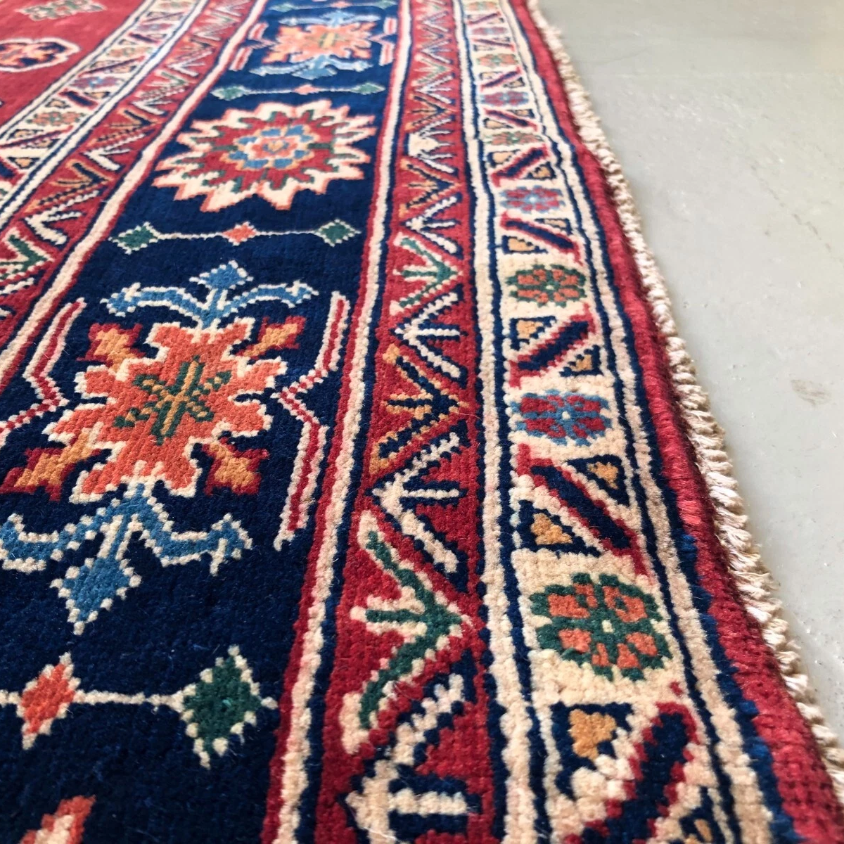 Afghan Super Kazak Rug