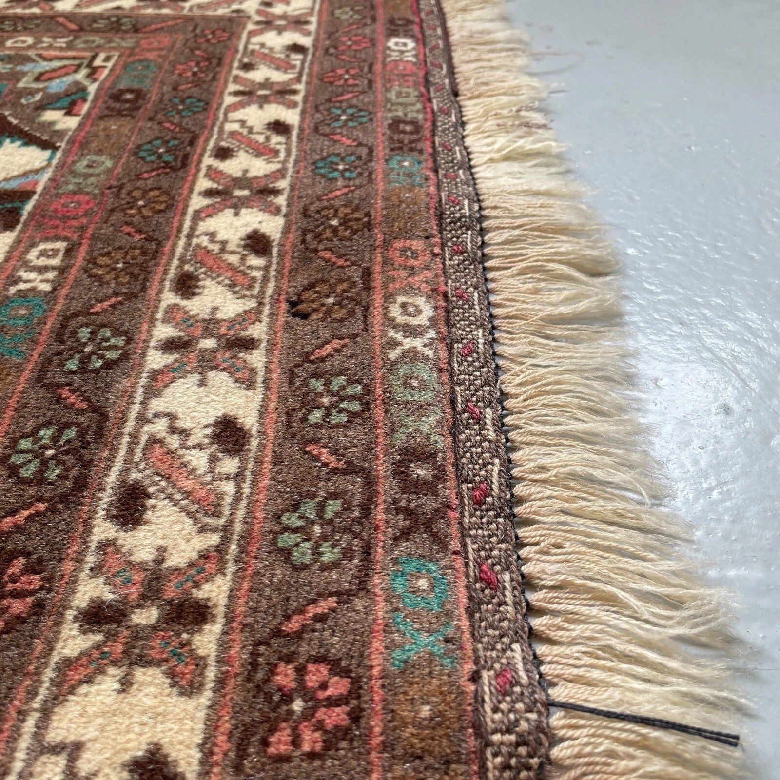 Afghan Herati Baluch Rug (Old 1980)