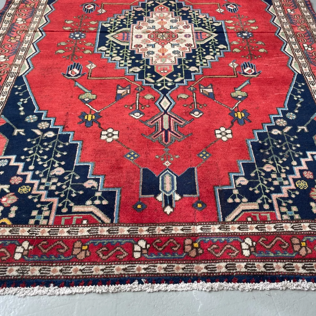 Old Persian Hamadan Rug c. 1970