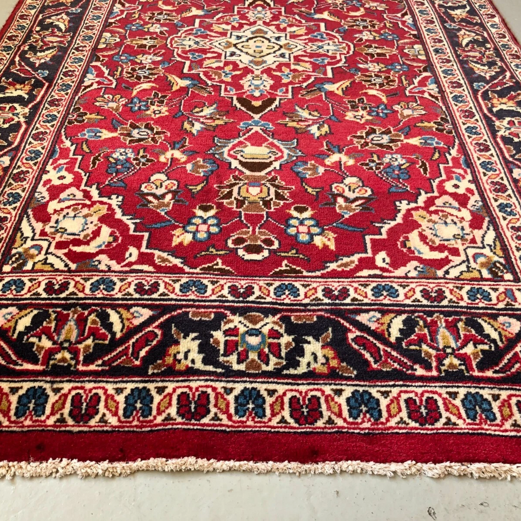 Old Persian Kashan Rug c. 1980