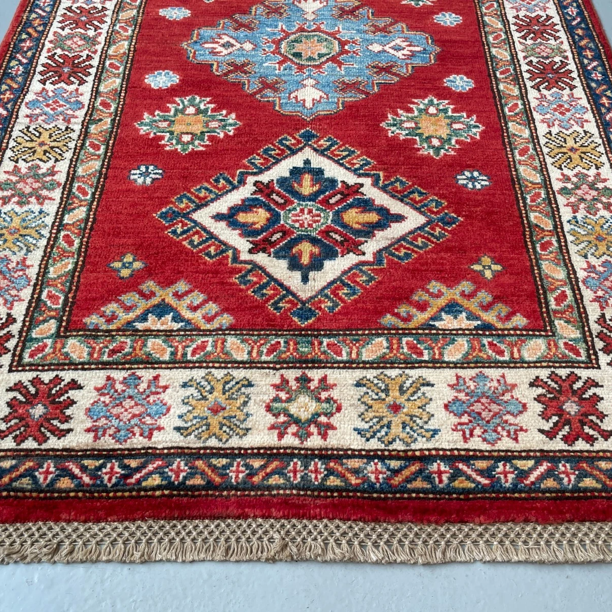 Afghan Fine Super Kazak Rug