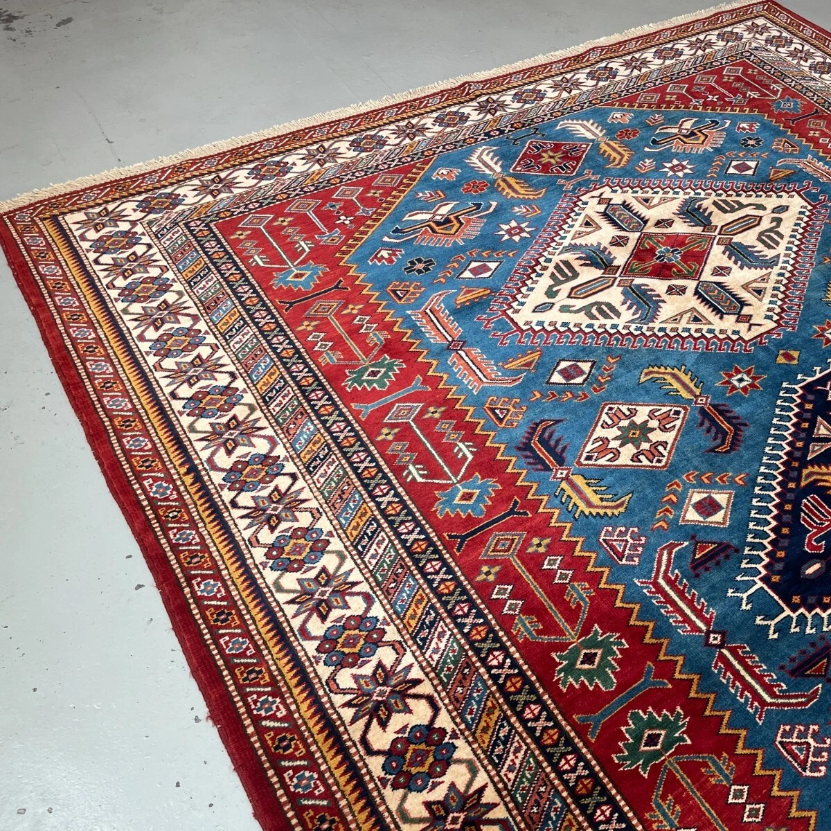 303 x 216 cm | Afghan Super Kazak Rug