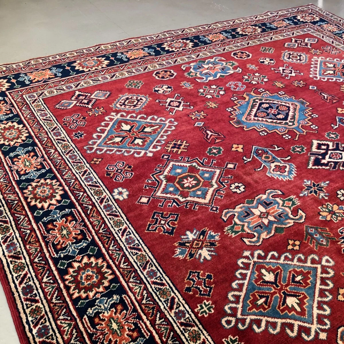 Afghan Super Kazak Rug