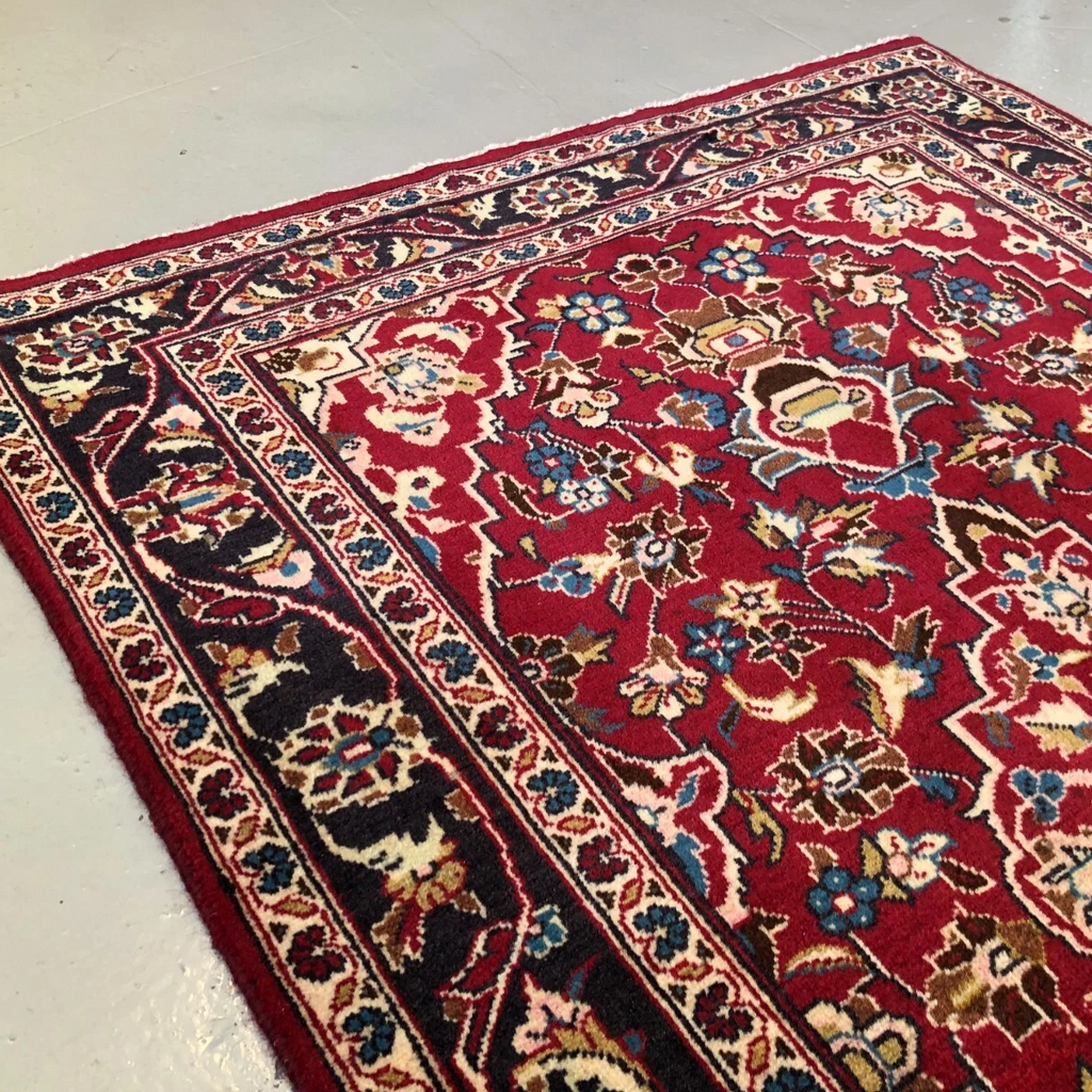 Old Persian Kashan Rug c. 1980