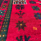 Afghan Herati Baluch Rug (Old 1980)