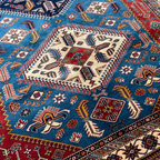303 x 216 cm | Afghan Super Kazak Rug - Khorasan Rugs