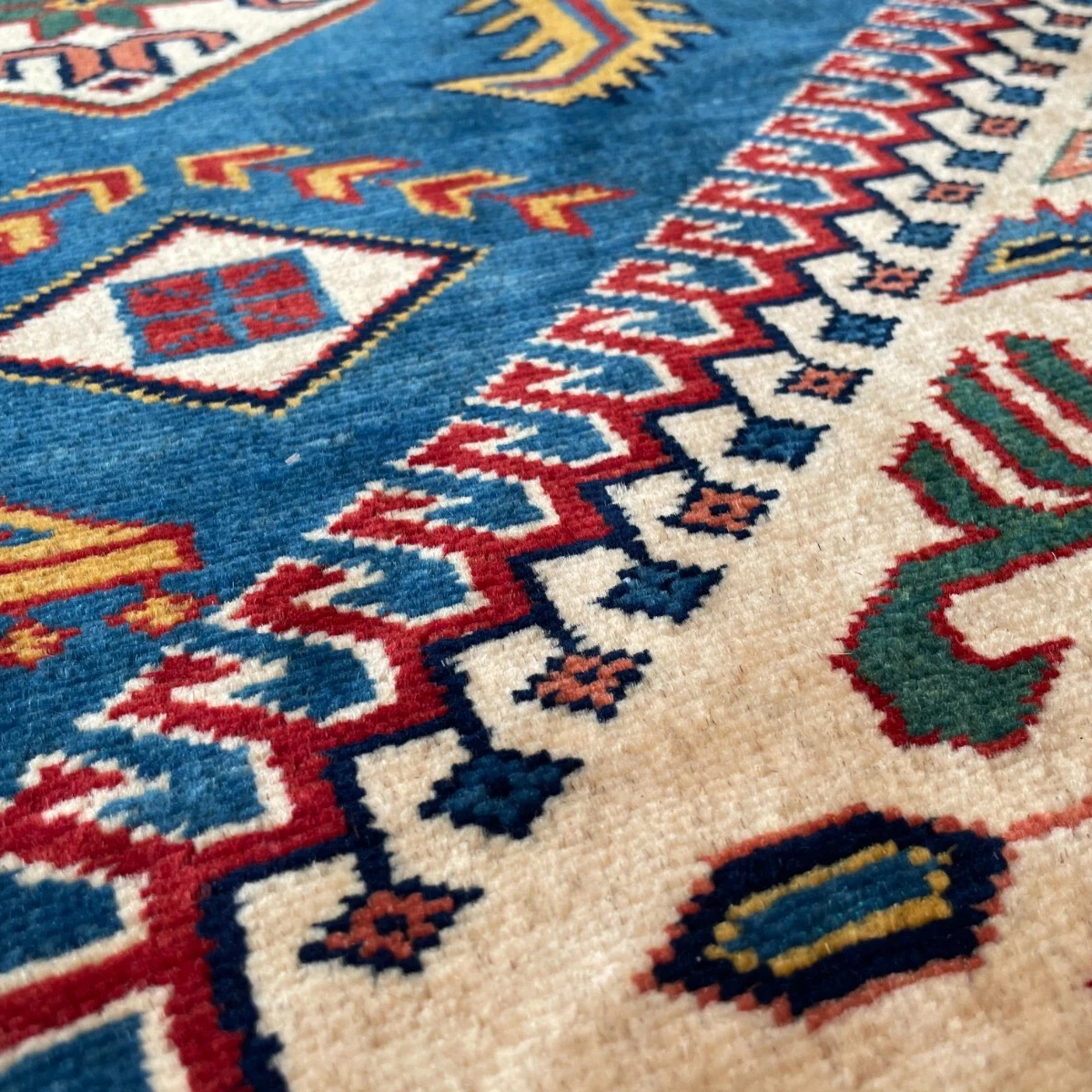 303 x 216 cm | Afghan Super Kazak Rug