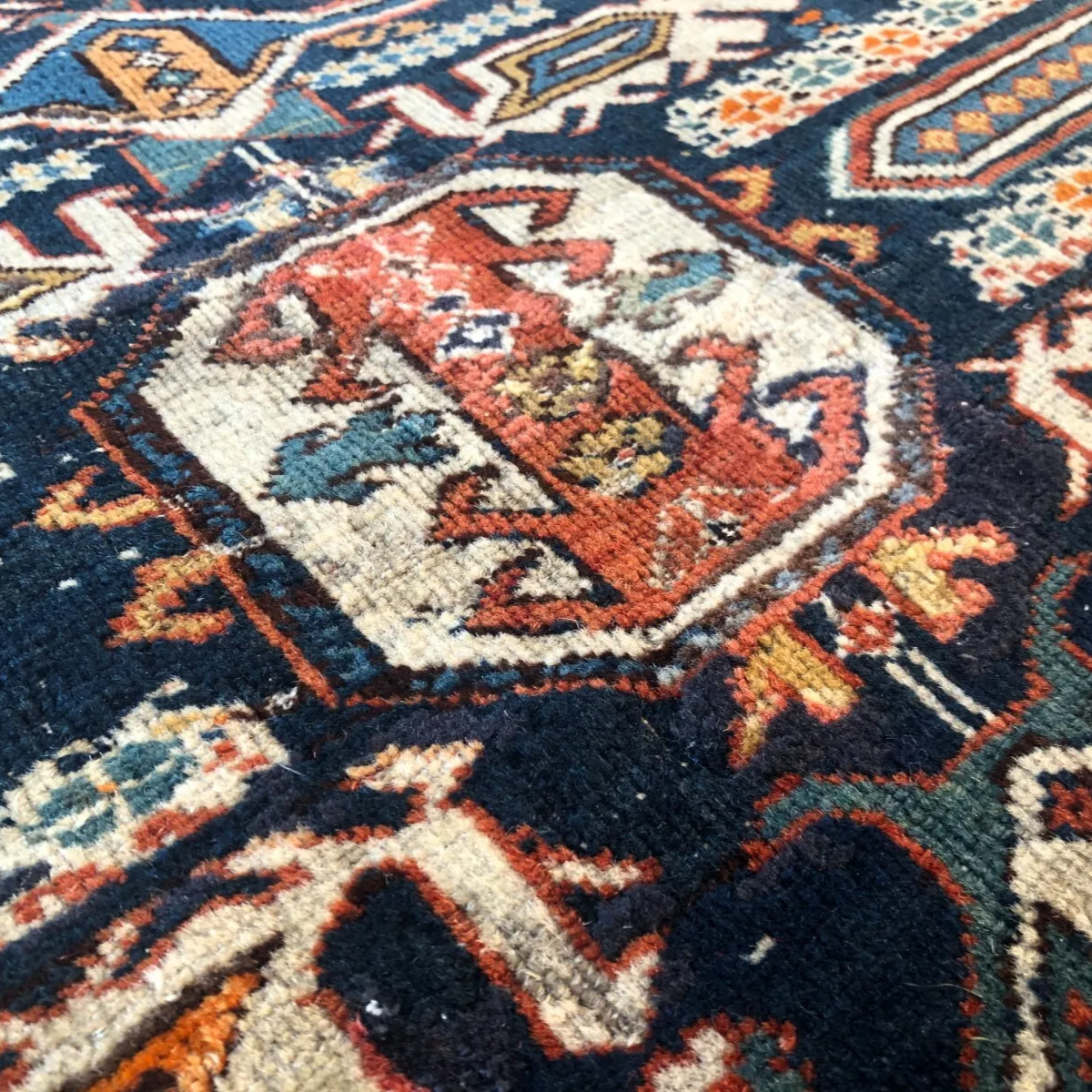 Antique Caucasian Perepedil Rug c. 1920
