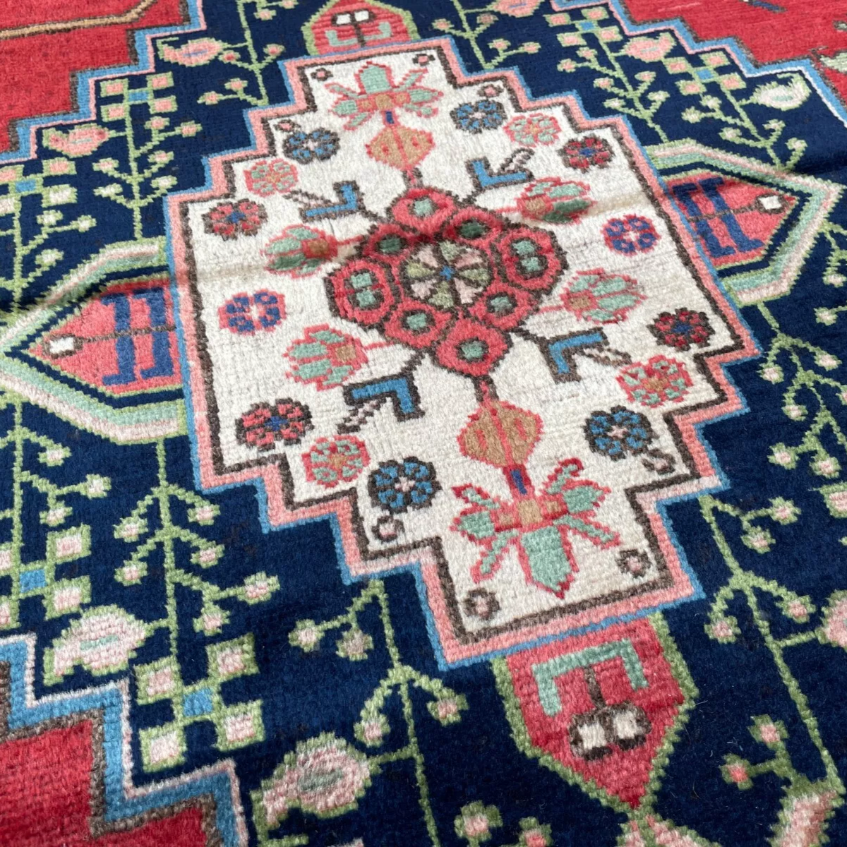 Old Persian Hamadan Rug c. 1970