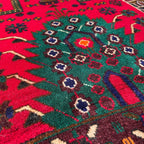 Afghan Herati Baluch Rug (Old 1980)