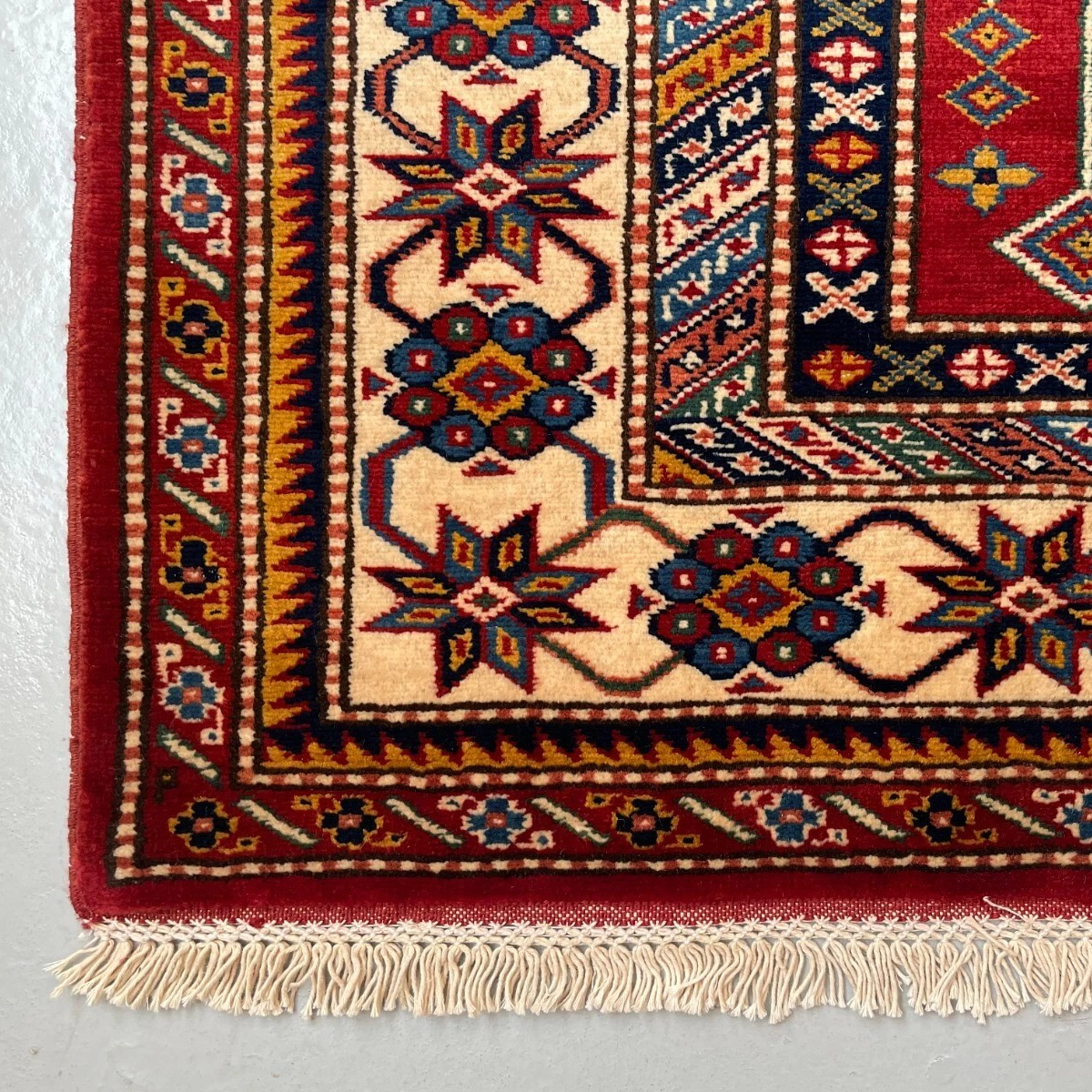 303 x 216 cm | Afghan Super Kazak Rug