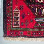 Afghan Herati Baluch Rug (Old 1980)
